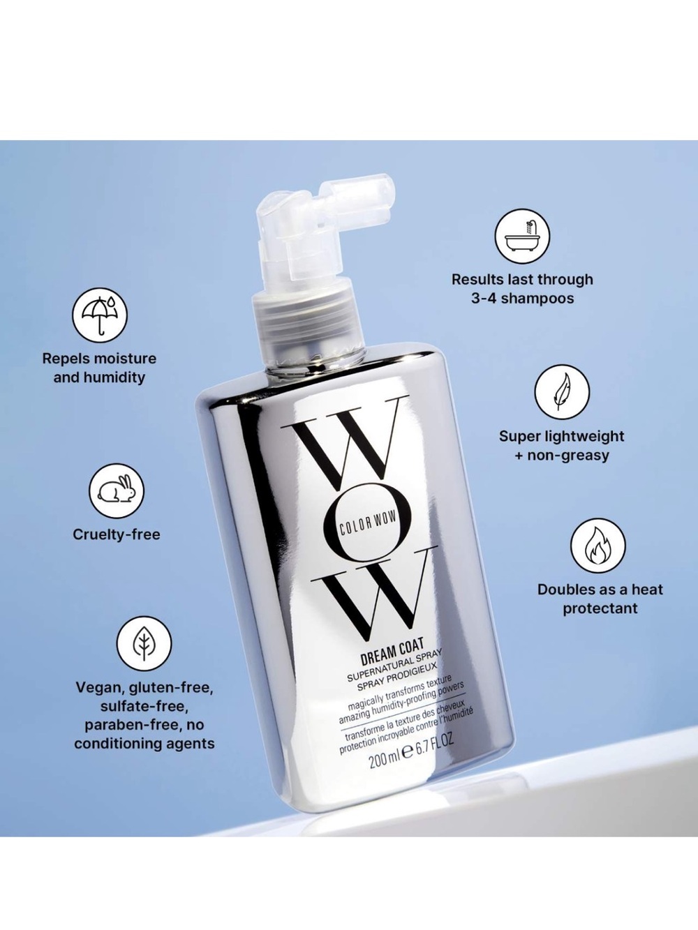 Color Wow Dream Coat Supernatural - 6.7 fl oz 200ml Full Size - Picture 5 of 7